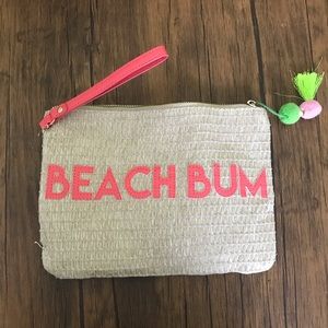 Beach Bum Woven Clutch